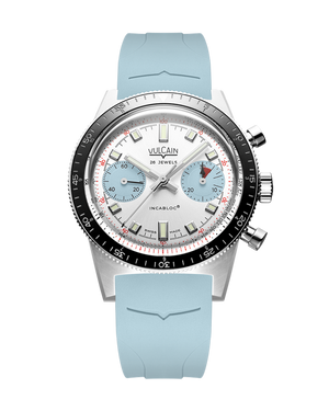 VULCAIN 窩路堅 Skindiver 潛水員系列冰河藍計時機械限量版腕錶 39.7mm 590176BL7.BAR224