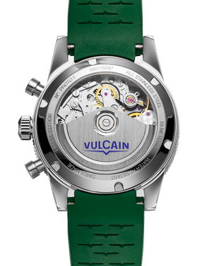 VULCAIN 窩路堅 Skindiver 潛水員系列森林綠計時機械限量版腕錶 39.7mm 590176BK7.BAR253