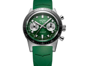 VULCAIN 窩路堅 Skindiver 潛水員系列森林綠計時機械限量版腕錶 39.7mm 590176BK7.BAR253 - 新萬國鐘錶