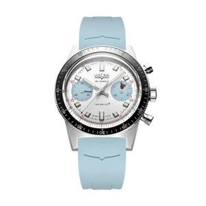 VULCAIN 窩路堅 Skindiver 潛水員系列冰河藍計時機械限量版腕錶 39.7mm 590176BL7.BAR224