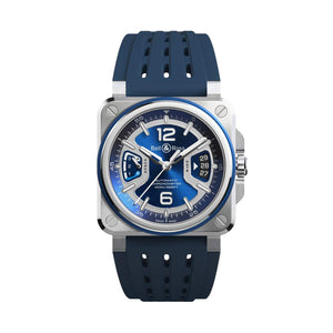 Bell & Ross 柏萊士 BR-X3 Blue Steel 自製機芯不銹鋼機械腕錶 41mm BRX3R-BLU-ST/SRB