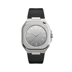 Bell & Ross 柏萊士 BR-05 Grey Mirror Steel 鏡面限量版 40mm BR05A-MI-ST/SRB
