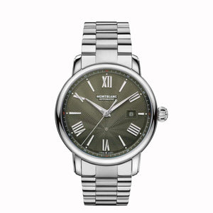 MontBlanc 萬寶龍 Star Legacy 明星傳承系列森林綠自動上鍊日期腕錶限量版 43mm MB132949