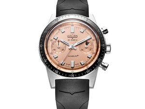 VULCAIN 窩路堅 Skindiver 潛水員系列鮭魚面計時機械限量版腕錶 39.7mm 590176B87.BAR255 - 新萬國鐘錶