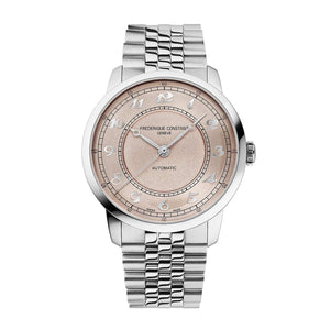 Frederique Constant 康斯登 Classics Premiere系列鮭魚面機械腕錶 38mm FC-301SAL3B6B