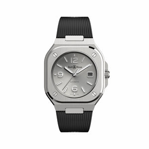 Bell & Ross 柏萊士 BR-05 GREY STEEL 時尚不銹鋼機械腕錶 40mm BR05A-GR-ST/SRB