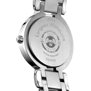 LONGINES 浪琴 PrimaLuna 新月系列粉色鑽面女士機械錶 30mm L81134996