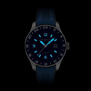 MontBlanc 萬寶龍 1858系列 GMT 兩地時區日期顯示自動腕錶 42mm 129617 - 新萬國鐘錶