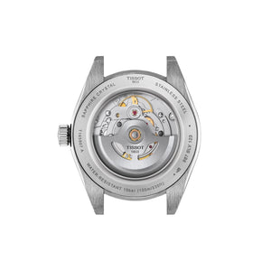 TISSOT 天梭 Gentleman 紳士系列80小時鈦游絲機械腕錶 38mm T1658071109100 - 新萬國鐘錶