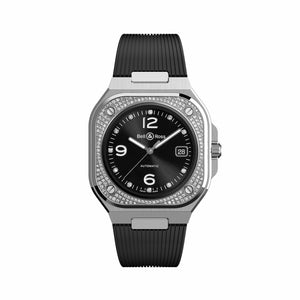 Bell & Ross 柏萊士 BR-05 DIAMOND 鑲鑽時尚機械腕錶 40mm BR05A-BL-STFLD/SRB