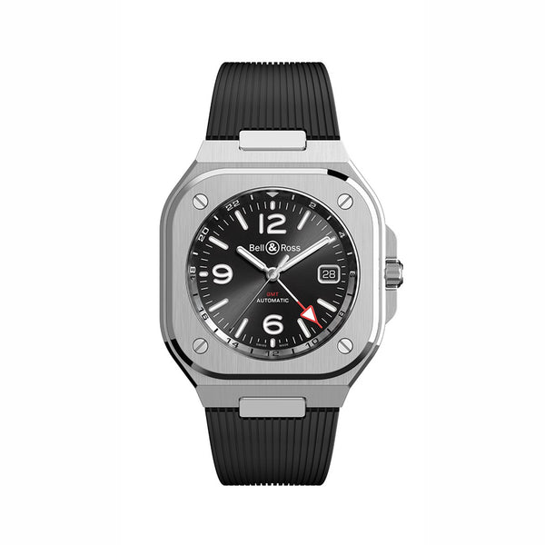 Bell & Ross 柏萊士 BR 05 GMT Rubber 兩地時區腕錶 41mm
