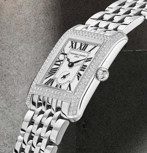 Frederique Constant 康斯登 Classics CARREE 方形典雅真鑽石英女士腕錶 36×25.20mm FC-235S2CD6B