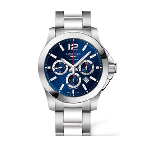 LONGINES 浪琴 Conquest 征服者系列300米三眼計時碼錶 44mm L38014966