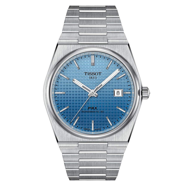 TISSOT 天梭 PRX 系列80小時自動機械腕錶漸變藍 40mm T1374071135101