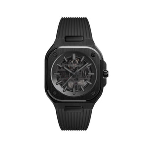 Bell & Ross 柏萊士 BR-05 Skeleton Phantom Ceramic 鏤空限量腕錶 41mm BR05A-PH-SK-CE/SRB
