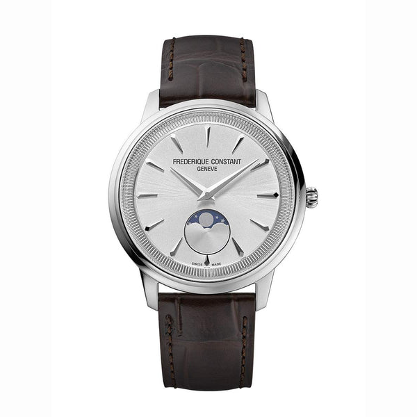 Frederique Constant 康斯登 Classics Moneta Moonphase系列優雅月相石英腕錶 37mm FC-206S3S6