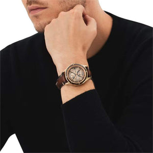 MontBlanc 萬寶龍1858 系列 Geosphere 世界時區限量版青銅腕錶 42mm MB128504