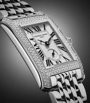 Frederique Constant 康斯登 Classics CARREE 方形典雅真鑽石英女士腕錶 36×25.20mm FC-235S2CD6B