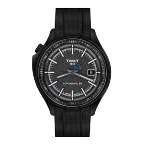 TISSOT 天梭 Pinarello系列義大利單車品牌聯名鈦游絲碳纖維械腕錶 43mm T1624089706100