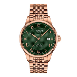 tissot 天梭 le locle 力洛克系列 PVD玫瑰金 80小時自動上鍊