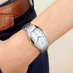 LONGINES 浪琴 Evidenza 典藏系列酒桶形優雅機械腕錶 33.1 X 38.75mm L26424736 - 新萬國鐘錶