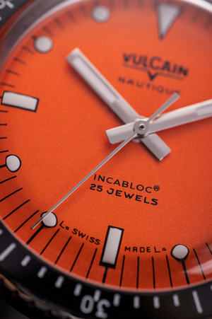 VULCAIN 窩路堅 Skindiver 潛水員系列200米機械腕錶 38mm 660170A67.BAC213