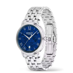 MontBlanc 萬寶龍 Tradtion 傳統系列白朗峰地形錶面自動腕錶 40mm 131275