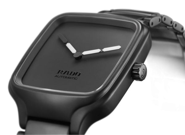 RADO 雷達錶 TRUE SQUARE Undigital 真系列方形陶瓷自動機械腕錶 38mm R27075152