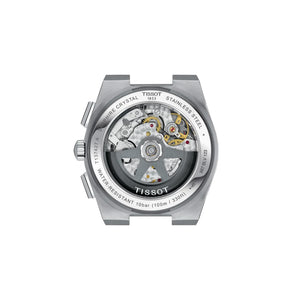 TISSOT 天梭 PRX 系列自動款70年代計時機械錶藍色漸層面盤快拆鋼帶 42mm T1374271104101