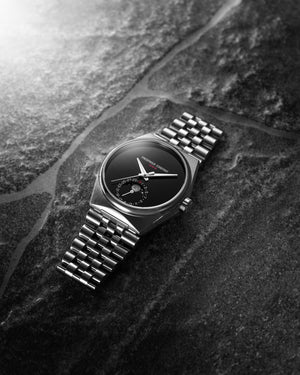 Frederique Constant 康斯登 HIGHLIFE Time+Tides黑色縞瑪瑙月相聯名機械腕錶 39mm FC-716ONB3NH6B