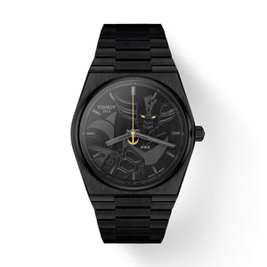 TISSOT 天梭 PRX 系列80小時自動款黑色PVD金剛戰神50周年特別款 40mm T1374073305101