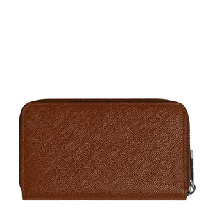 MONTBLANC 萬寶龍 Sartorial 匠心系列經典12 卡式中型長版附拉鍊零錢袋 MB220360 - 新萬國鐘錶