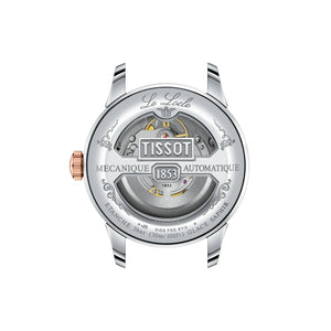 TISSOT 天梭 Le Locle 力洛克系列 Powermatic 80小時PVD玫瑰金不銹鋼經典機械錶 39mm T0064072209301