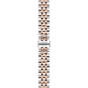 TISSOT 天梭 Le Locle 力洛克系列真鑽PVD玫瑰金不銹鋼經典機械錶 29mm T0062072209600