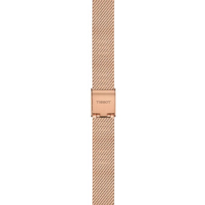 TISSOT 天梭 SRV系列方形時尚玫瑰金PVD石英女士腕錶 30x22mm T1601103303300