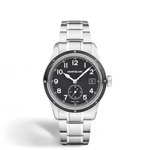 MontBlanc 萬寶龍 1858 系列 0 Oxygen 零氧特別版小秒針自動機械腕錶 38mm MB136355