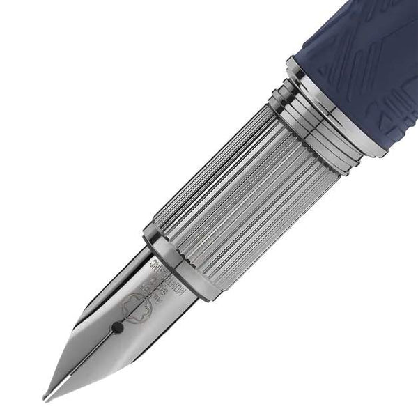 MontBlanc 萬寶龍星際行者 SpaceBlue 系列 Doué 鋼筆 F尖 MB130214