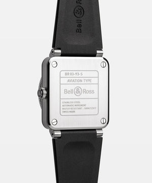 Bell & Ross 柏萊士 BR-03 GMT Green Lum 兩地時區漸變綠面盤不鏽鋼自動機械腕錶 42mm BR0393-GN-ST/SRB