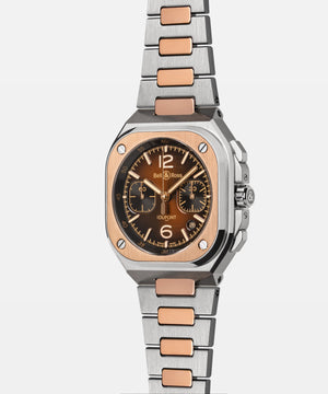 Bell & Ross 柏萊士 BR-05 Chrono S.T.Dupont 法國都彭限量版計時自動腕錶 42mm BR05C-STD-STPG/SSG