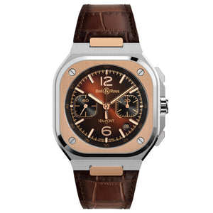 Bell & Ross 柏萊士 BR-05 Chrono S.T.Dupont 法國都彭限量版計時自動腕錶 42mm BR05C-STD-STPG/SCA - 新萬國鐘錶