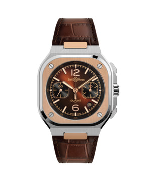 Bell & Ross 柏萊士 BR-05 Chrono S.T.Dupont 法國都彭限量版計時自動腕錶 42mm BR05C-STD-STPG/SCA - 新萬國鐘錶