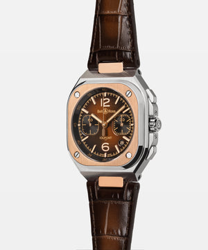 Bell & Ross 柏萊士 BR-05 Chrono S.T.Dupont 法國都彭限量版計時自動腕錶 42mm BR05C-STD-STPG/SCA