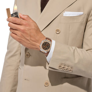 Bell & Ross 柏萊士 BR-05 Chrono S.T.Dupont 法國都彭限量版計時自動腕錶 42mm BR05C-STD-STPG/SCA