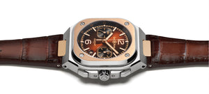 Bell & Ross 柏萊士 BR-05 Chrono S.T.Dupont 法國都彭限量版計時自動腕錶 42mm BR05C-STD-STPG/SCA