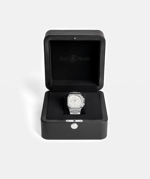 Bell & Ross 柏萊士 BR-05 Mother Of Pearl Steel 珍珠母貝錶盤時尚機械錶 36mm