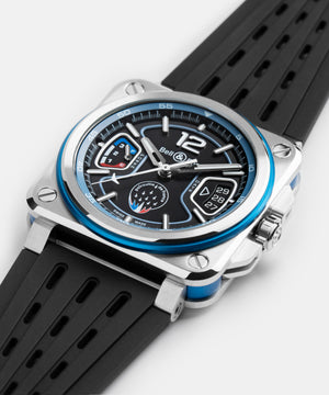 Bell & Ross 柏萊士 BR-X3 Patrouille de France 自製機芯法國巡邏兵飛行表演隊限量腕錶 41mm BRX3R-PAF-ST/SRB - 新萬國鐘錶