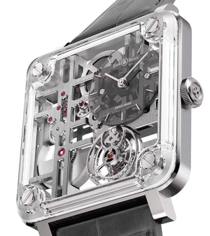 Bell & Ross 柏萊士 BR-X3 TOURBILLON MICRO-ROTOR 自製鏤空機芯陀飛輪腕錶 40mm BRX3M-TRB-ST/SCR