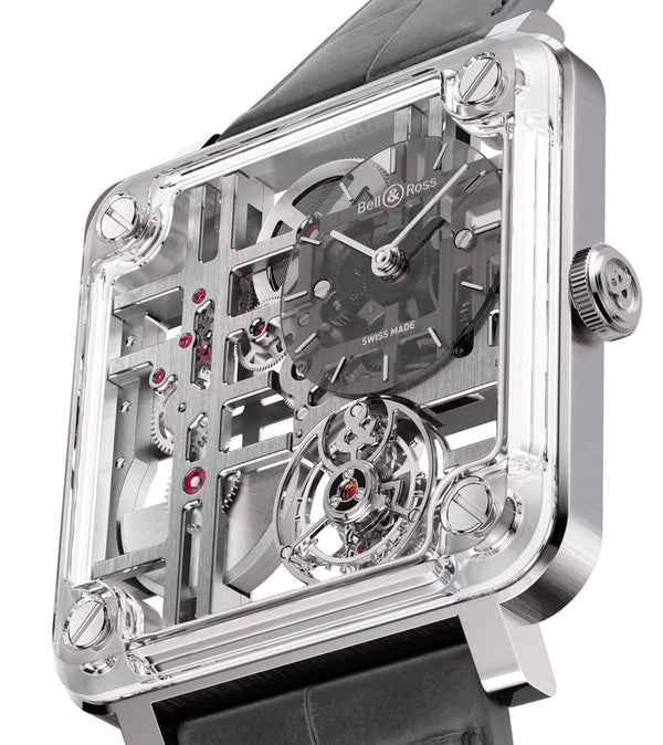 Bell & Ross 柏萊士 BR-X3 TOURBILLON MICRO-ROTOR 自製鏤空機芯陀飛輪腕錶 40mm BRX3M-TRB-ST/SCR