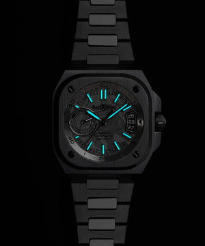 Bell & Ross 柏萊士 BR-X5 Meteorite 隕石面自製機芯天文台認證腕錶 41mm BRX5R-MTR-ST/SST