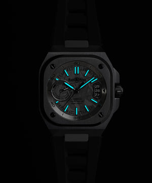 Bell & Ross 柏萊士 BR-X5 Meteorite 隕石面自製機芯天文台認證腕錶 41mm BRX5R-MTR-ST/SRB